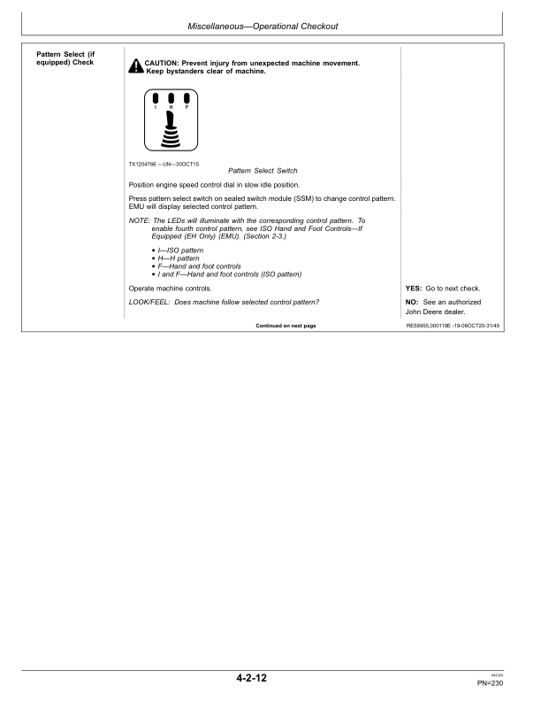 John Deere 331G, 333G Skid Steers Operator's Manuals (OMT394559X19) - Image 2