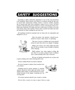 Alternative view of John Deere 40 Crawler Tractor Operator's Manual (OMT3952)