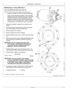 Alternative view of John Deere PA15B, PA30B Worksite Pro Attachments Operator's Manuals (OMT400601X19)