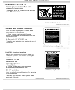 Alternative view of John Deere 204L, 304L Loaders Operator's Manuals (OMT401205X19)