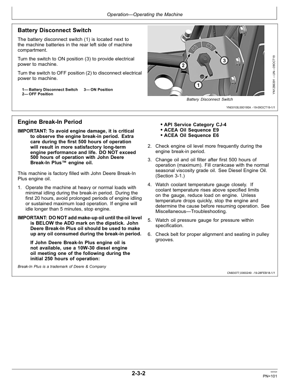 John Deere E330LC, E360 Excavators Operator's Manuals (OMT401302X19) - Image 3