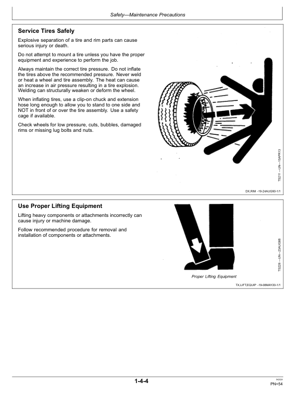 John Deere 524L Loaders Operator's Manuals (OMT406387X19) - Image 2