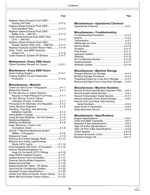 John Deere 544L Loaders Operator's Manuals (OMT406388X19) - Image 2