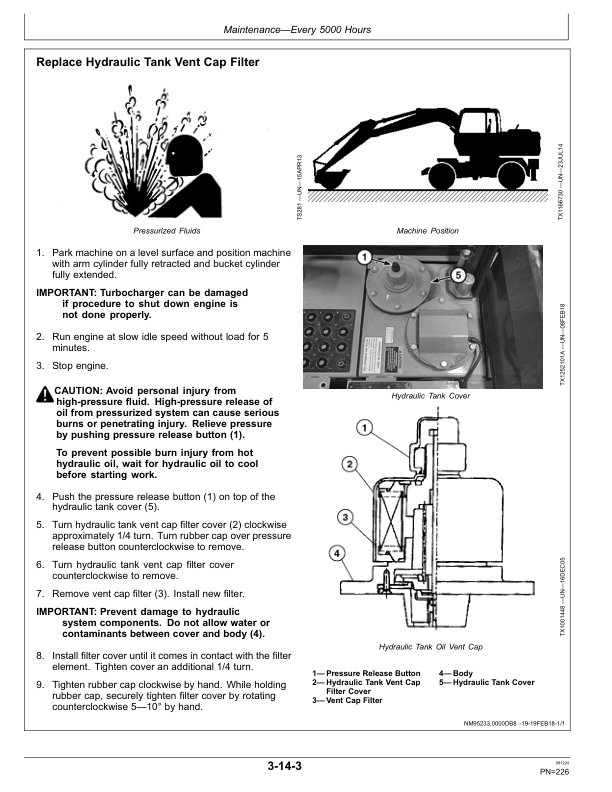 John Deere 190GW Excavators Operator's Manuals (OMT410025X19) - Image 3