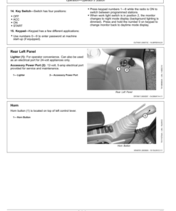 Alternative view of John Deere 345GLC Excavators Operator's Manuals (OMT410225X19)