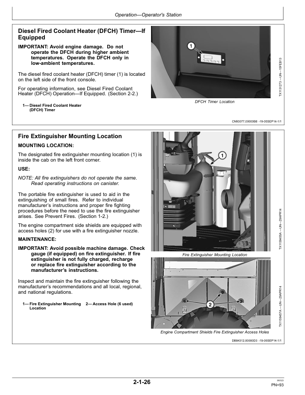 John Deere 640L-II, 648L-II, 748L-II, 848L-II, 948L-II Wheeled Feller Bunchers Operator's Manuals (OMT412045X19) - Image 2