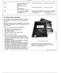 Alternative view of John Deere 643L-II, 843L-II Wheeled Feller Bunchers Operator's Manuals (OMT412053X19)