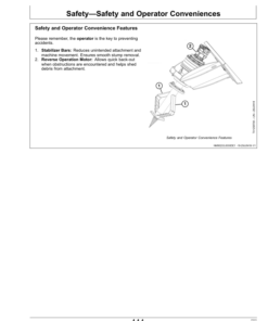 Alternative view of John Deere SS30 Worksite Pro Attachments Operator's Manuals (OMT412360X19)