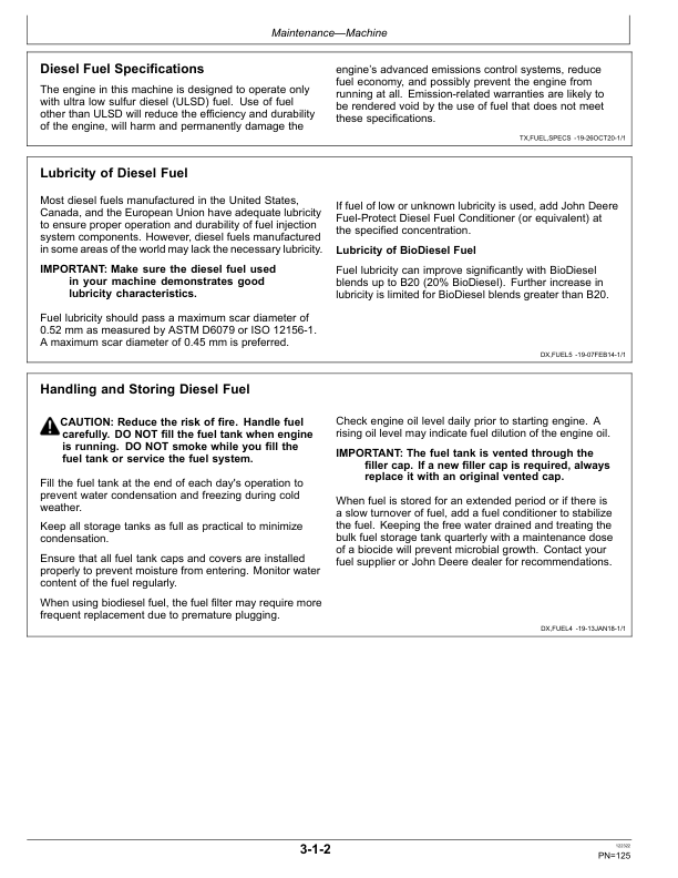 John Deere 312GR, 314G Skid Steers Operator's Manuals (OMT413076X19) - Image 3