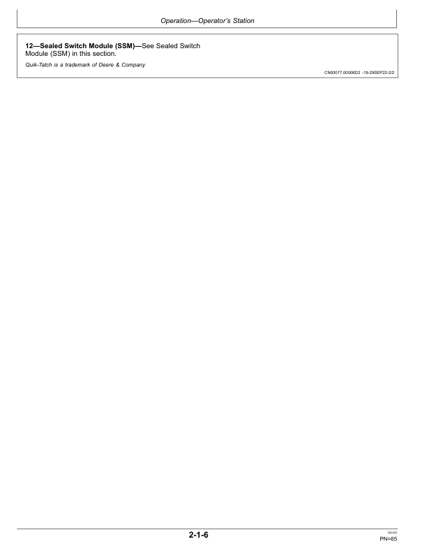 John Deere 316GR, 318G Skid Steers Operator's Manuals (OMT413079X19) - Image 2