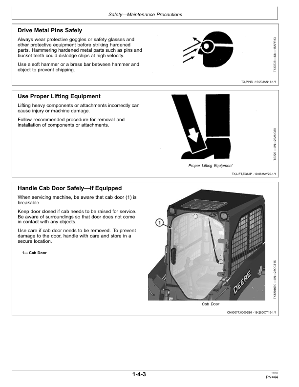John Deere 317G Skid Steers Operator's Manuals (OMT413080X19) - Image 2
