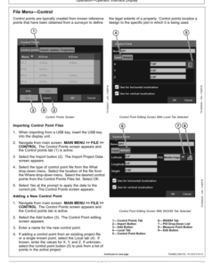 Alternative view of John Deere SMARTGRADE, 620GP, 622GP, 670GP, 672GP, 770GP, 772GP, 870GP, 872GP Motor Graders Operator's Manuals (OMT415570X19)