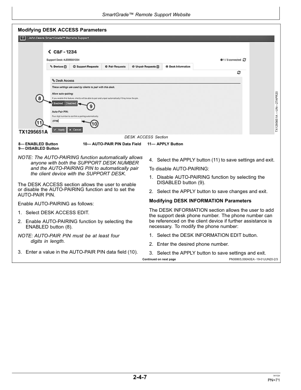 John Deere SMARTGRADE, 620GP, 622GP, 670GP, 672GP, 770GP, 772GP, 870GP, 872GP Motor Graders Operator's Manuals (OMT415570X19) - Image 3