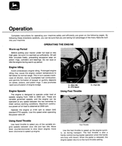Alternative view of John Deere 300 Backhoes Operator's Manuals (OMT42365)