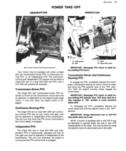Alternative view of John Deere 401, 401A Tractors Operator's Manuals (OMT42367)