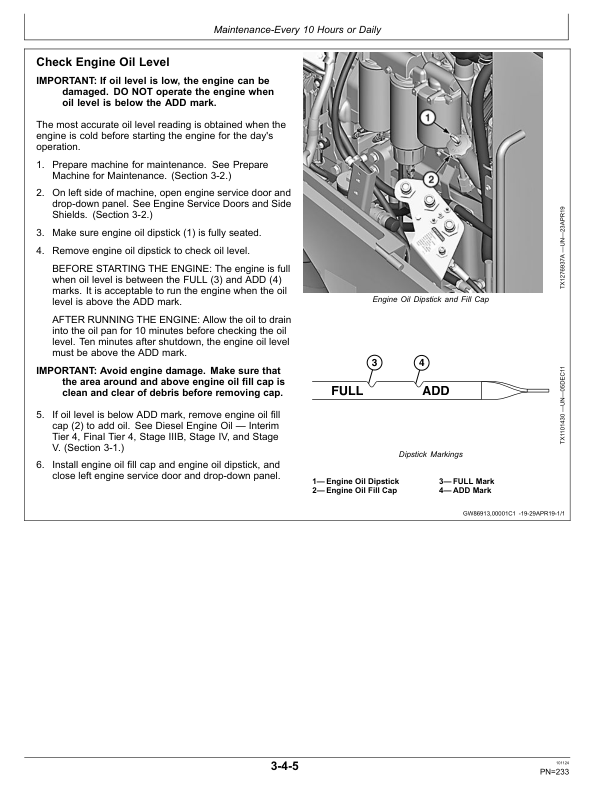John Deere 824L Loaders Operator's Manuals (OMT426198X19) - Image 3