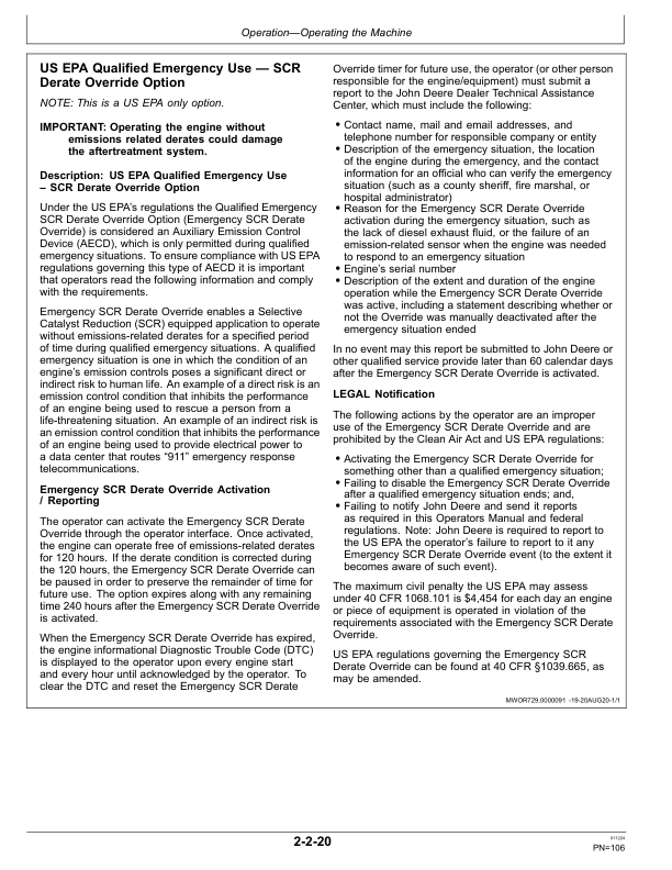 John Deere 315SL Backhoe Loaders Operator's Manuals (OMT426489X19) - Image 3