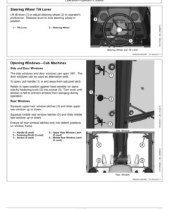 Alternative view of John Deere 315SL Backhoe Loaders Operator's Manuals (OMT426489X19)