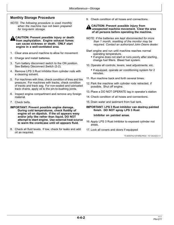 John Deere 620G, 622G Motor Graders Operator's Manuals (OMT429554X19) - Image 3