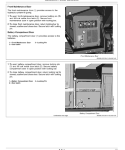 Alternative view of John Deere 953MH, 959MH Tracked Harvesters Operator's Manuals (OMT430914X019)