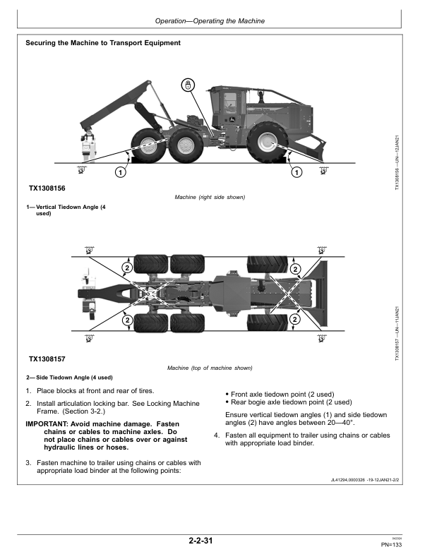 John Deere 768L-II Skidders Operator's Manuals (OMT432727X019) - Image 4