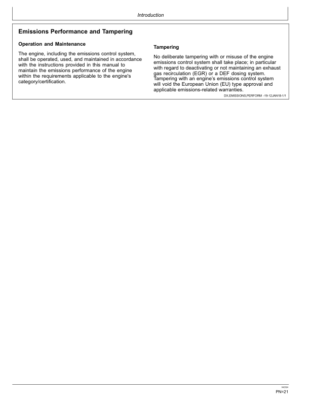 John Deere 768L-II Skidders Operator's Manuals (OMT432727X019) - Image 2