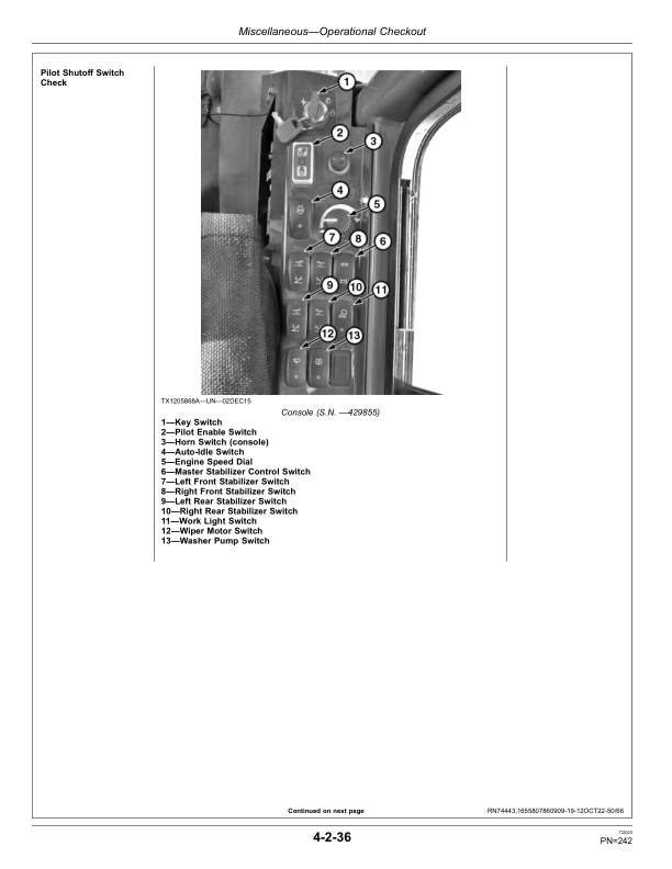 John Deere 337E, 437E Knuckleboom Loader Operator's Manuals (OMT433263X019) - Image 3