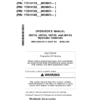 John Deere HH115, HH125, HH135, HH145 Hydraulic Hammers Operator's Manuals (OMT435543X019)