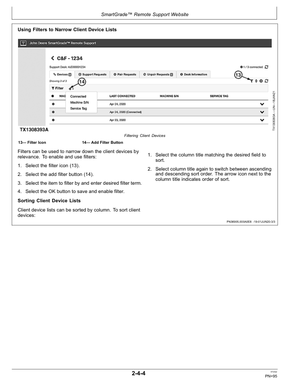 John Deere SMARTGRADE, 210G, 210GLC, 350GLC, 470GLC Excavators Operator's Manuals (OMT443615X019) - Image 3