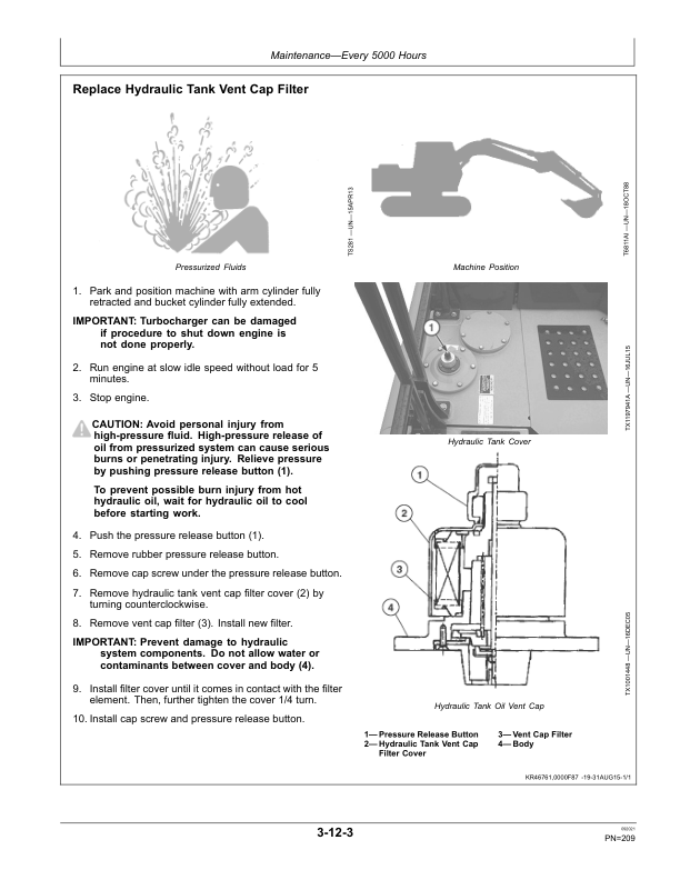 John Deere 200G Excavators Operator's Manuals (OMT443618X019) - Image 4