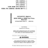 John Deere 903M, 953M, 959M Tracked Feller Bunchers Operator's Manuals (OMT444763X019)