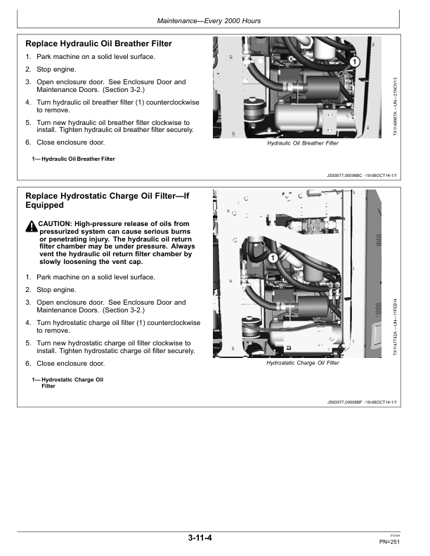 John Deere 803MH, 853MH, 859MH Tracked Harvesters Operator's Manuals (OMT444764X019) - Image 2