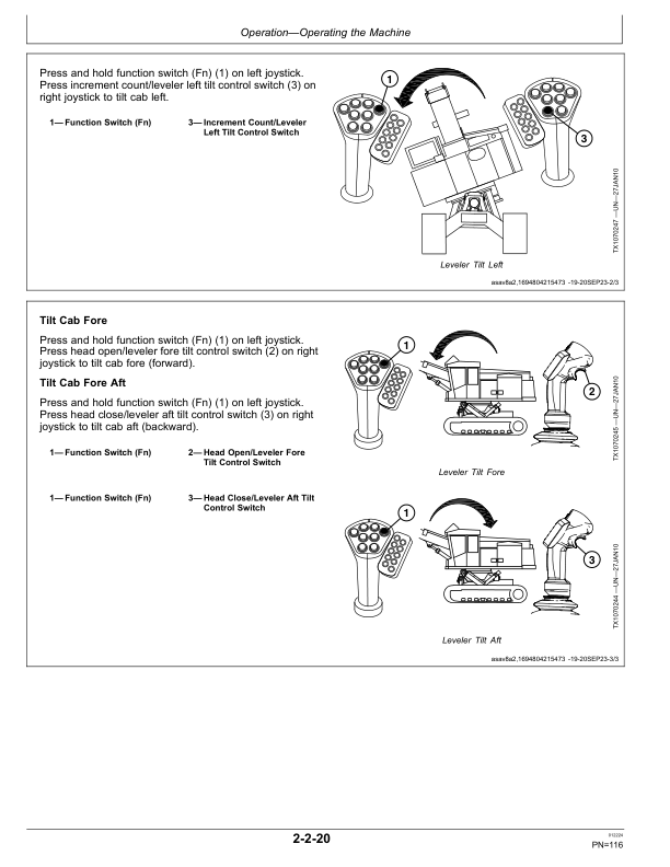 John Deere 953MH, 959MH Tracked Harvesters Operator's Manuals (OMT444765X019) - Image 2