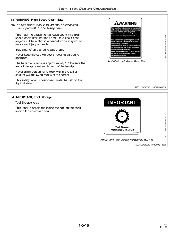 John Deere 953ML, 959ML Shovel Logger Operator's Manuals (OMT444766X019) - Image 3