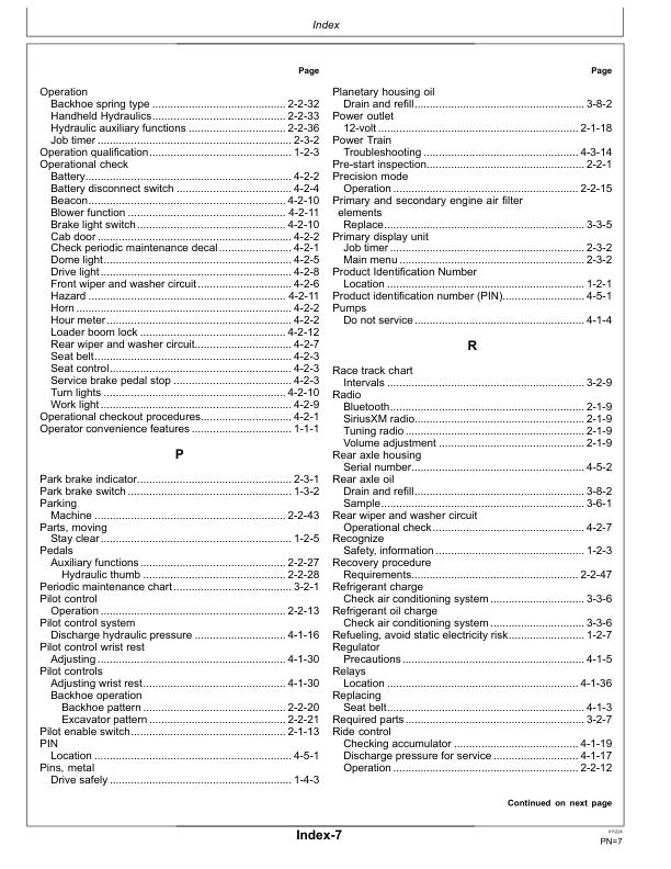 John Deere 310SL Backhoe Loaders Operator's Manuals (OMT446059X019) - Image 4