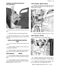 Alternative view of John Deere 3605 Attachments Operator's Manuals (OMT44791)