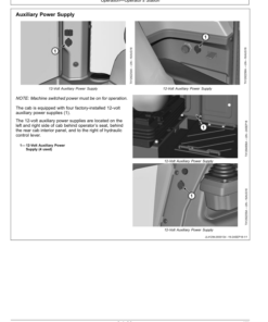 Alternative view of John Deere 544 P Loaders Operator's Manuals (OMT453606X019)