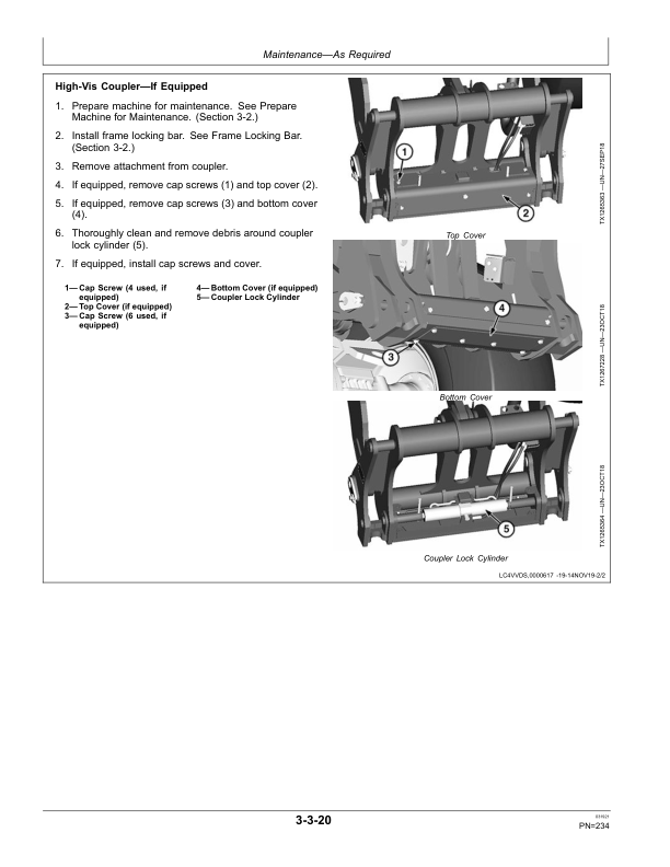 John Deere 644 X Loaders Operator's Manuals (OMT453609X019) - Image 3