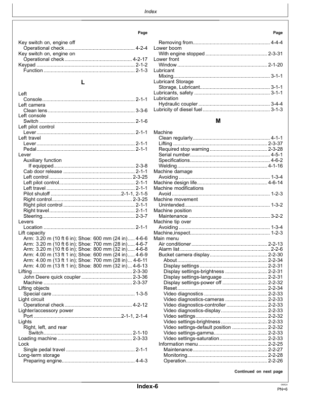 John Deere 350 P Excavators Operator's Manuals (OMT453664X019) - Image 3