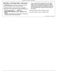 Alternative view of John Deere 380 P Excavators Operator's Manuals (OMT453665X019)