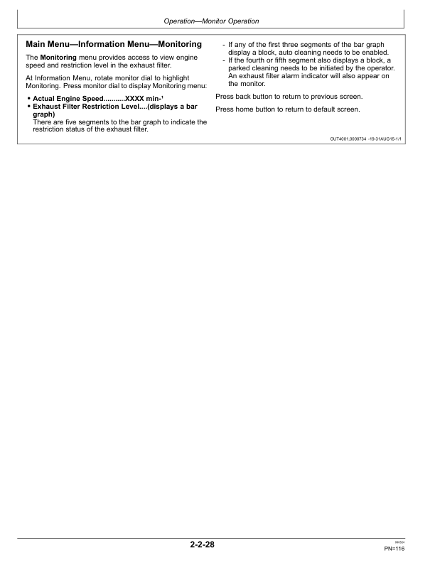John Deere 380 P Excavators Operator's Manuals (OMT453665X019) - Image 2