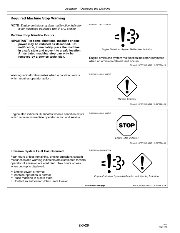 John Deere 380 P Excavators Operator's Manuals (OMT453665X019) - Image 3