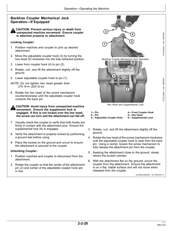 John Deere 315SL Backhoe Loaders Operator's Manuals (OMT460881X019) - Image 3