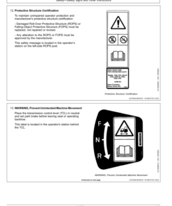 Alternative view of John Deere 315SL Backhoe Loaders Operator's Manuals (OMT460881X019)
