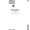 John Deere 40 Standard Tractor Operator's Manual (OMT4653)