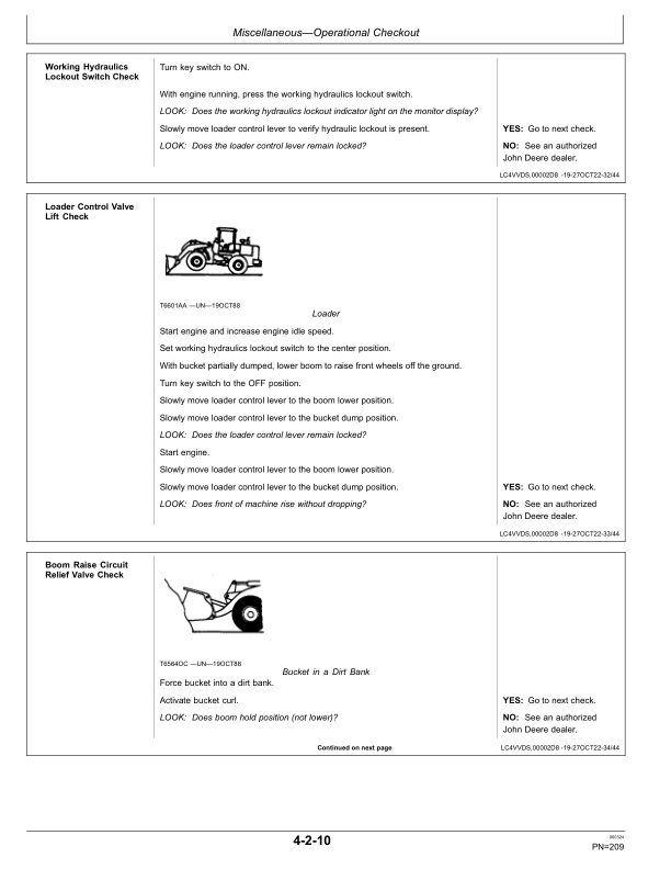 John Deere 184 G, 204 G, 304 G Loaders Operator's Manuals (OMT467530X019) - Image 3