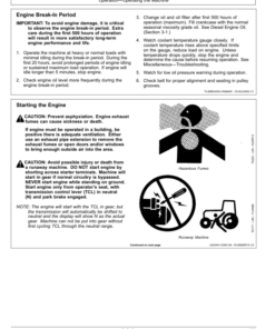 Alternative view of John Deere 210L EP Tractor Loader Operator's Manuals (OMT467849X019)