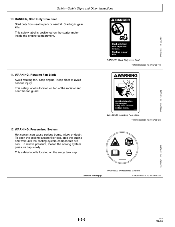 John Deere 470 P Excavators Operator's Manuals (OMT471214X019) - Image 2