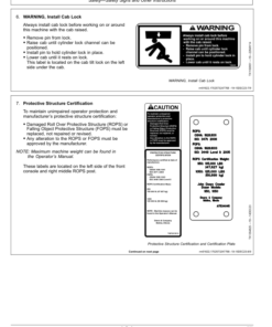 Alternative view of John Deere 950 P Crawler Dozers Operator's Manuals (OMT471396X019)