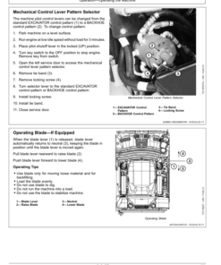 Alternative view of John Deere 130 P Excavators Operator's Manuals (OMT473387X019)